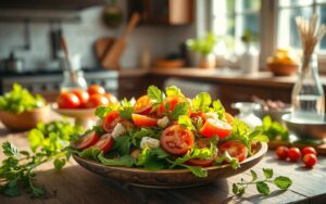 przekąski na imprezę szybka sałatka